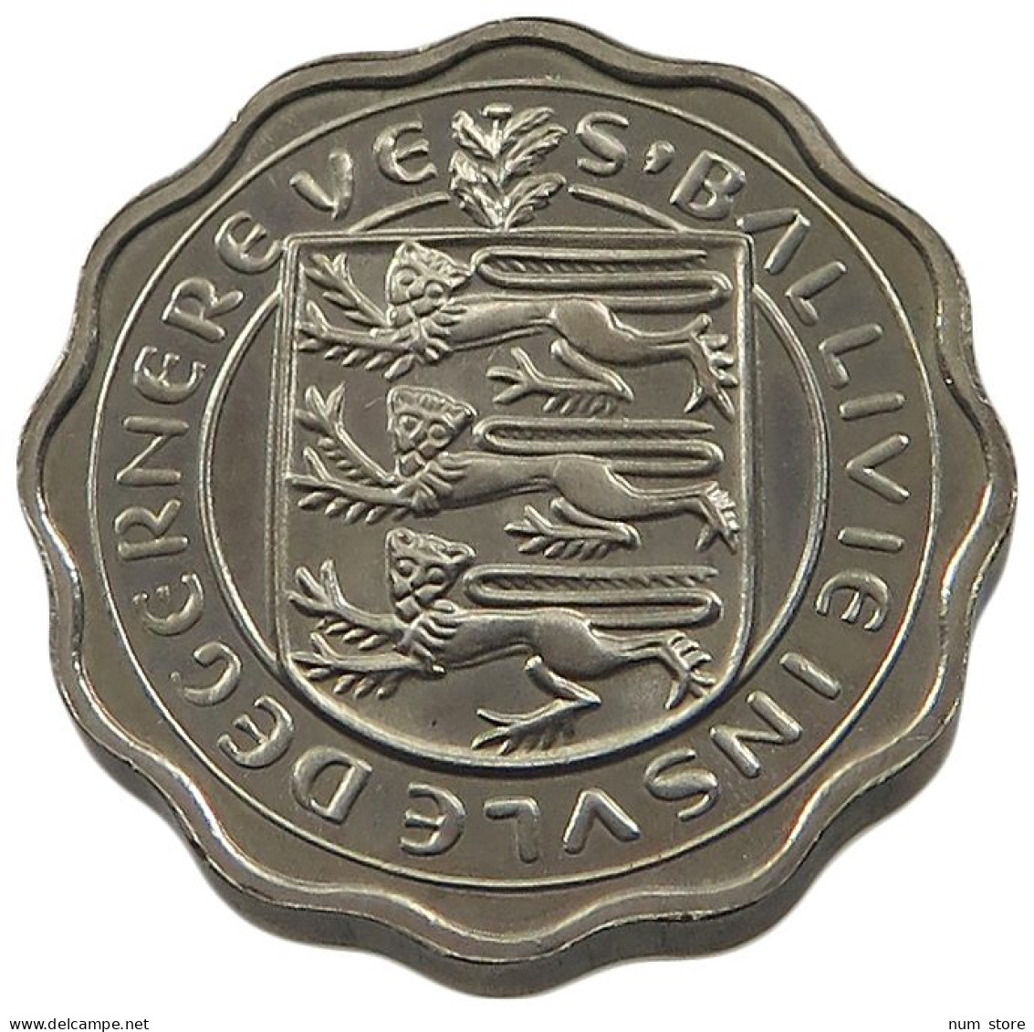 GUERNSEY THREEPENCE 1966  #MA 068407 - Guernsey