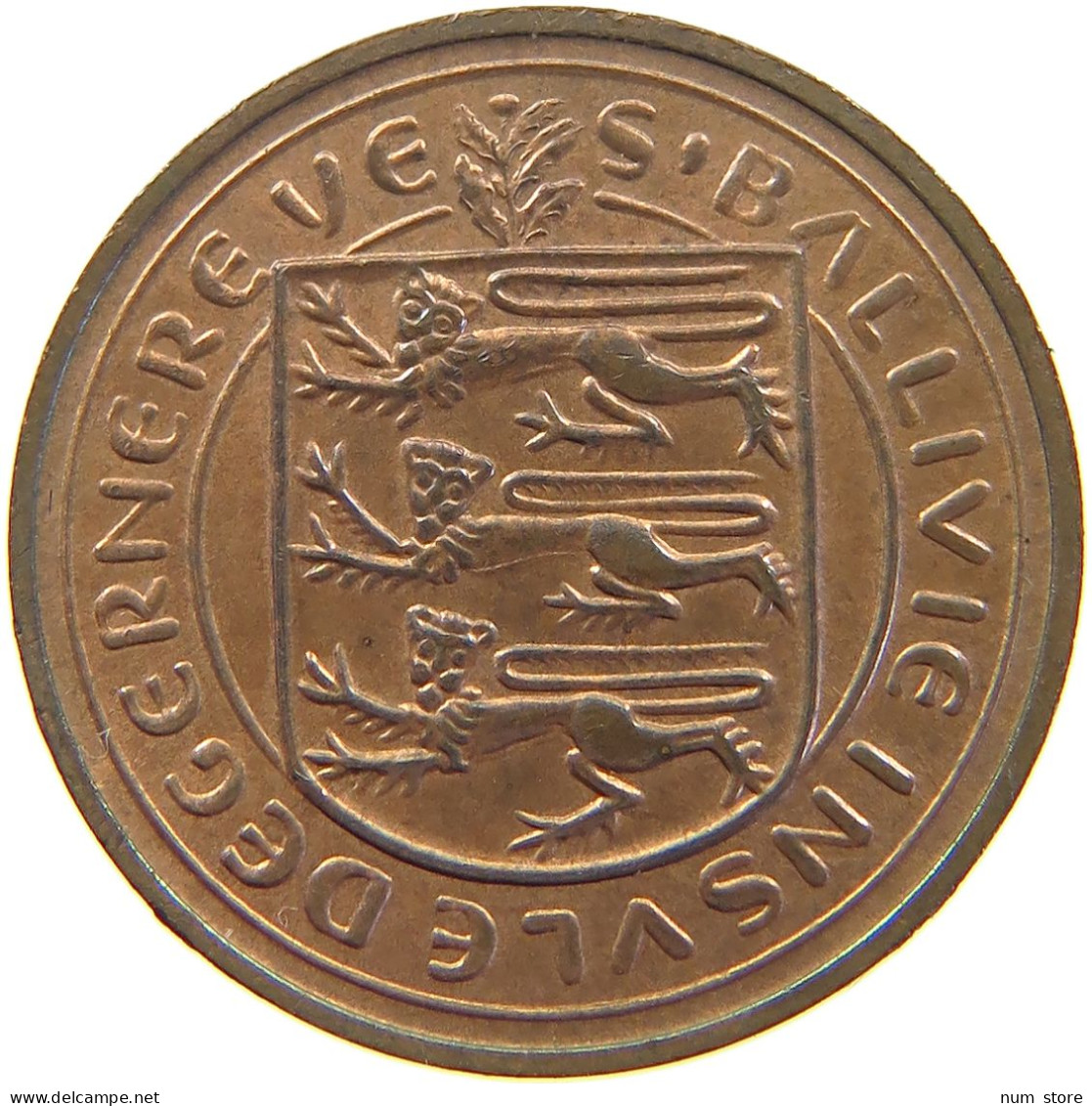 GUERNSEY PENNY 1971 ELIZABETH II. (1952-) #MA 064899 - Guernsey