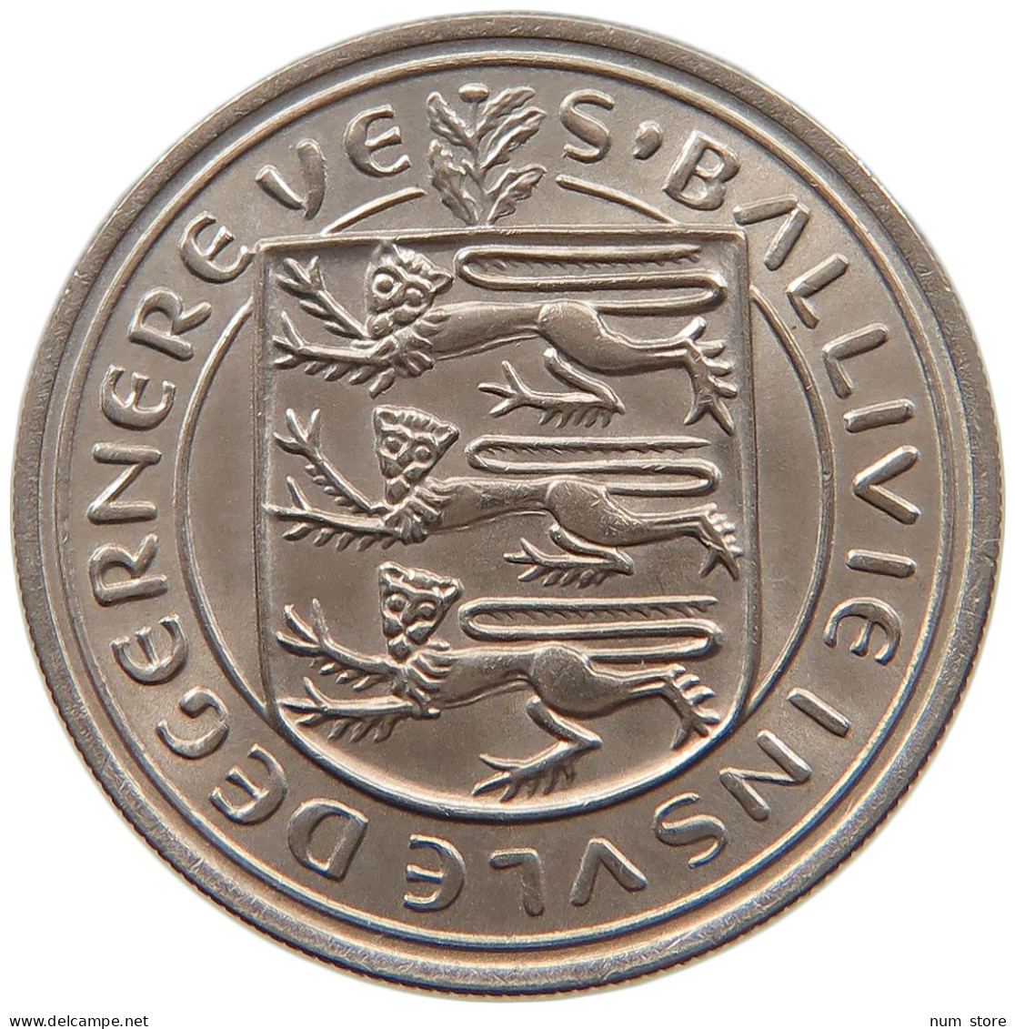 GUERNSEY 5 PENCE 1968 ELIZABETH II. (1952-) #MA 064910 - Guernsey