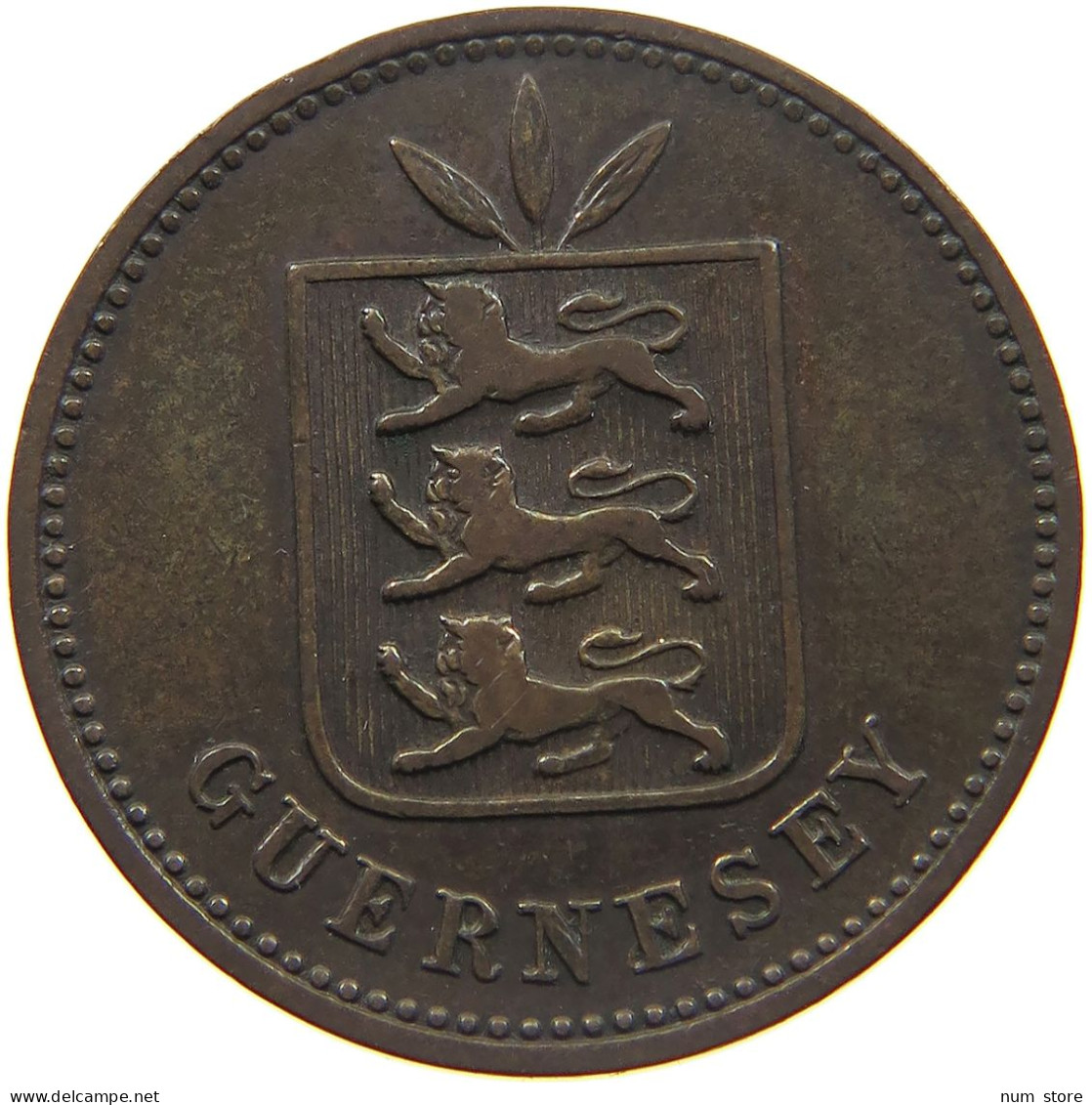 GUERNSEY 4 DOUBLES 1889  #MA 025683 - Guernsey