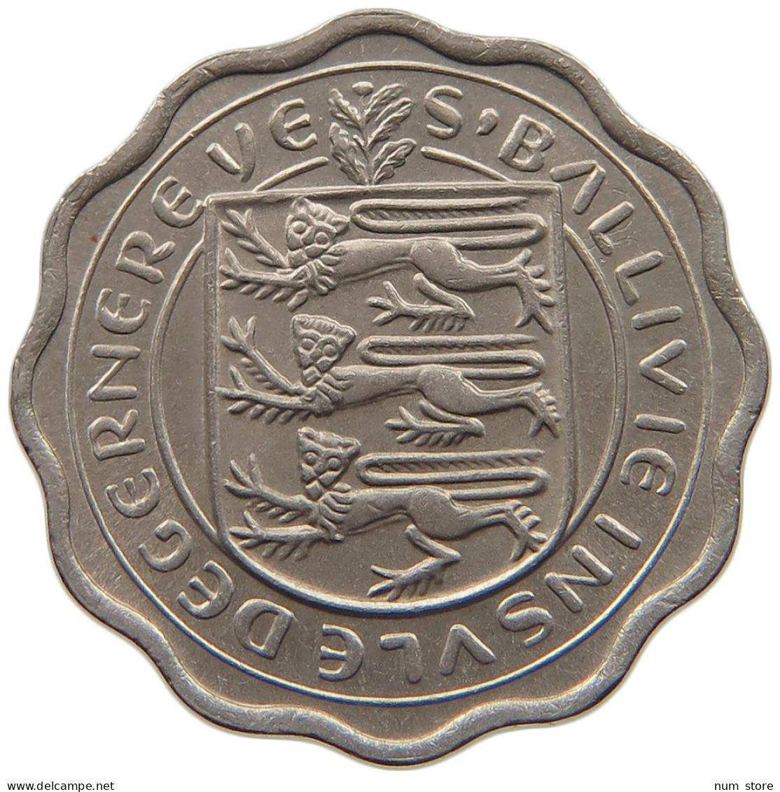 GUERNSEY 3 PENCE 1959  #MA 025686 - Guernesey