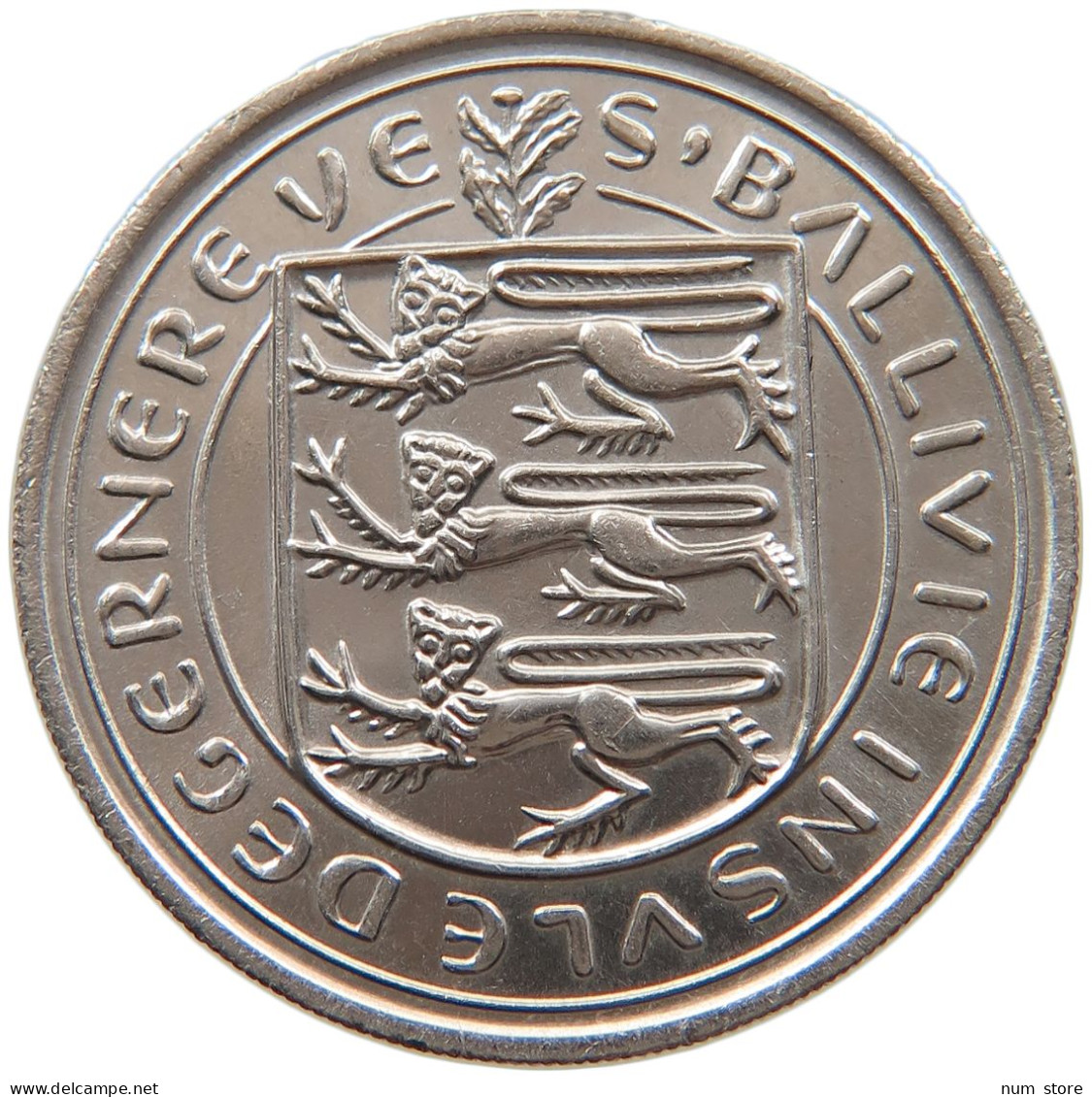 GUERNSEY 10 PENCE 1977 ELIZABETH II. (1952-) #MA 064905 - Guernsey