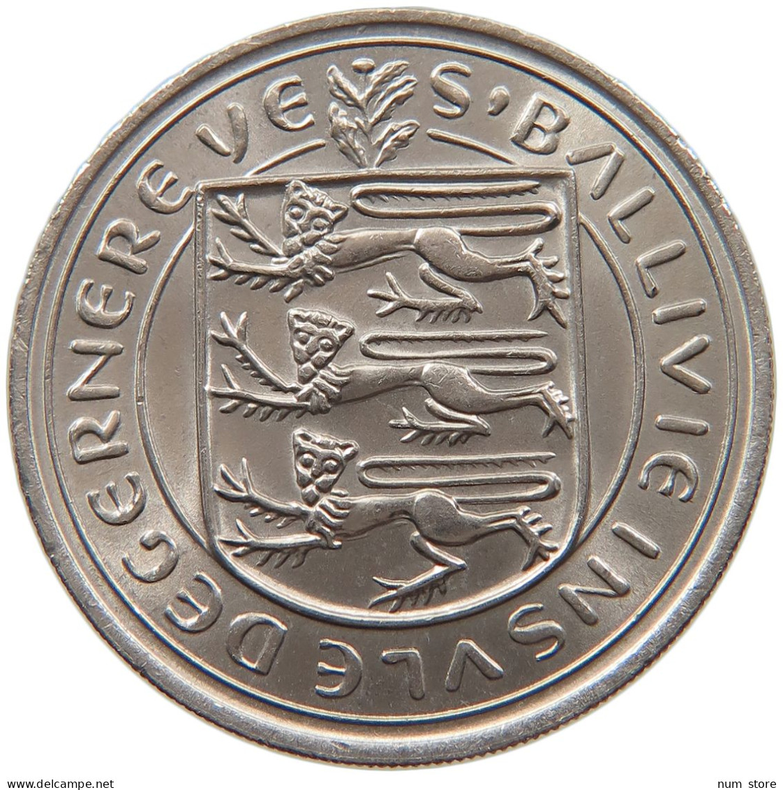 GUERNSEY 10 PENCE 1968 ELIZABETH II. (1952-) #MA 064906 - Guernsey