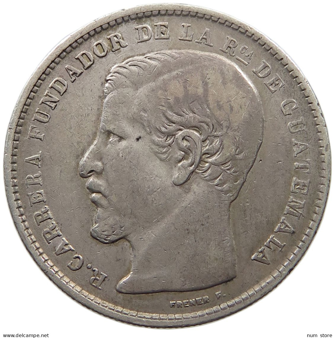 GUATEMALA PESO 1869  #MA 025395 - Guatemala