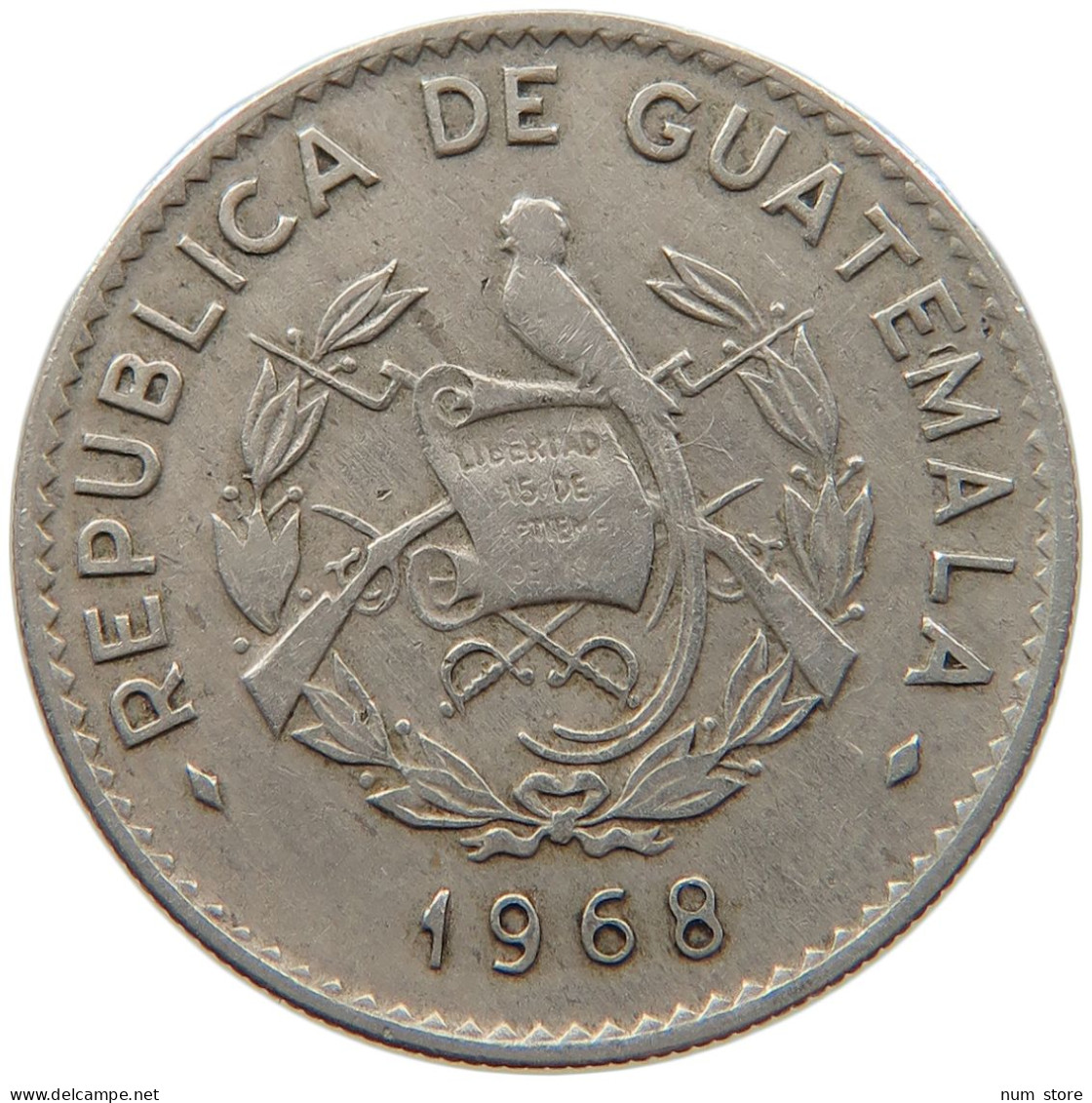 GUATEMALA 10 CENTAVOS 1968  #MA 063157 - Guatemala