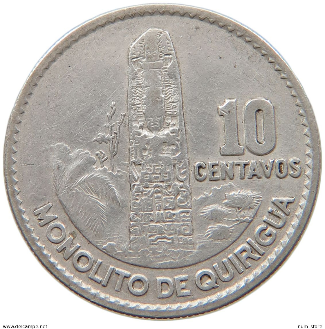 GUATEMALA 10 CENTAVOS 1961  #MA 063158 - Guatemala