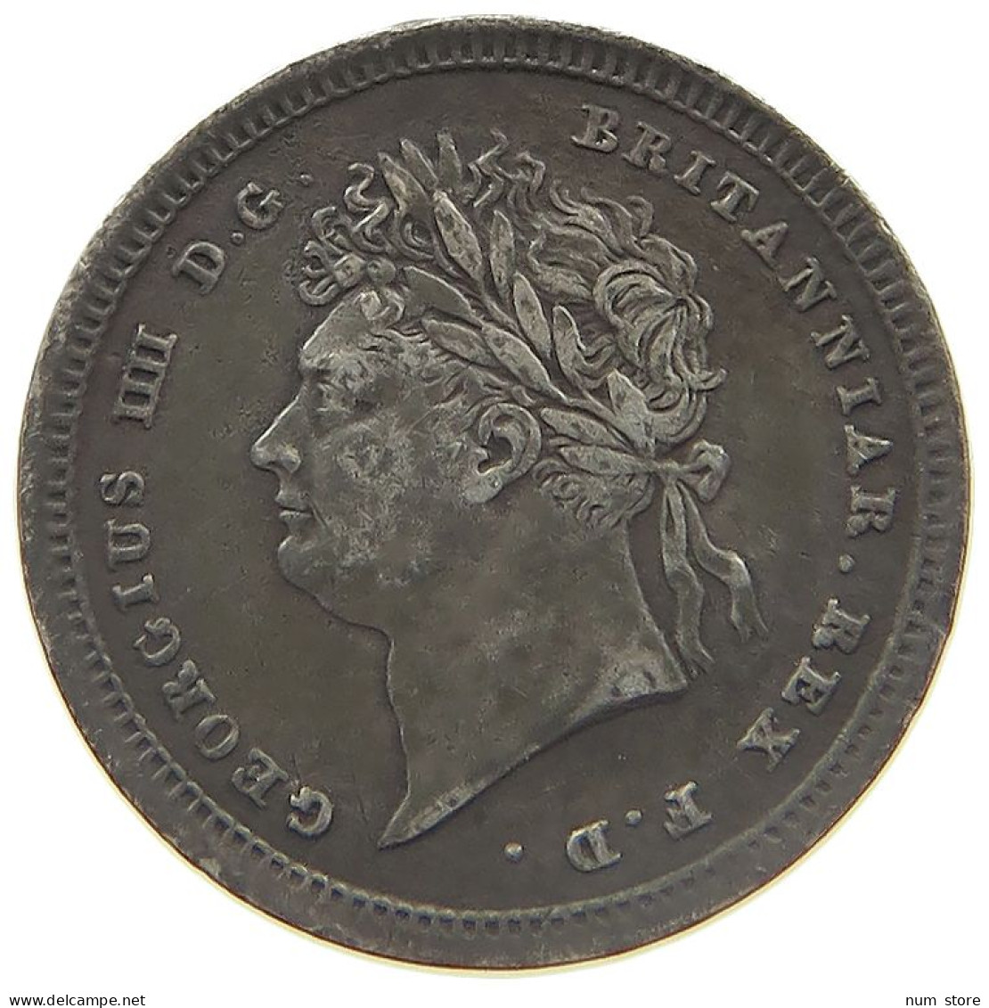 GREAT BRITAIN TWOPENCE 1830 GEORGE IV. (1820-1830) #MA 022997 - E. 1 1/2 - 2 Pence