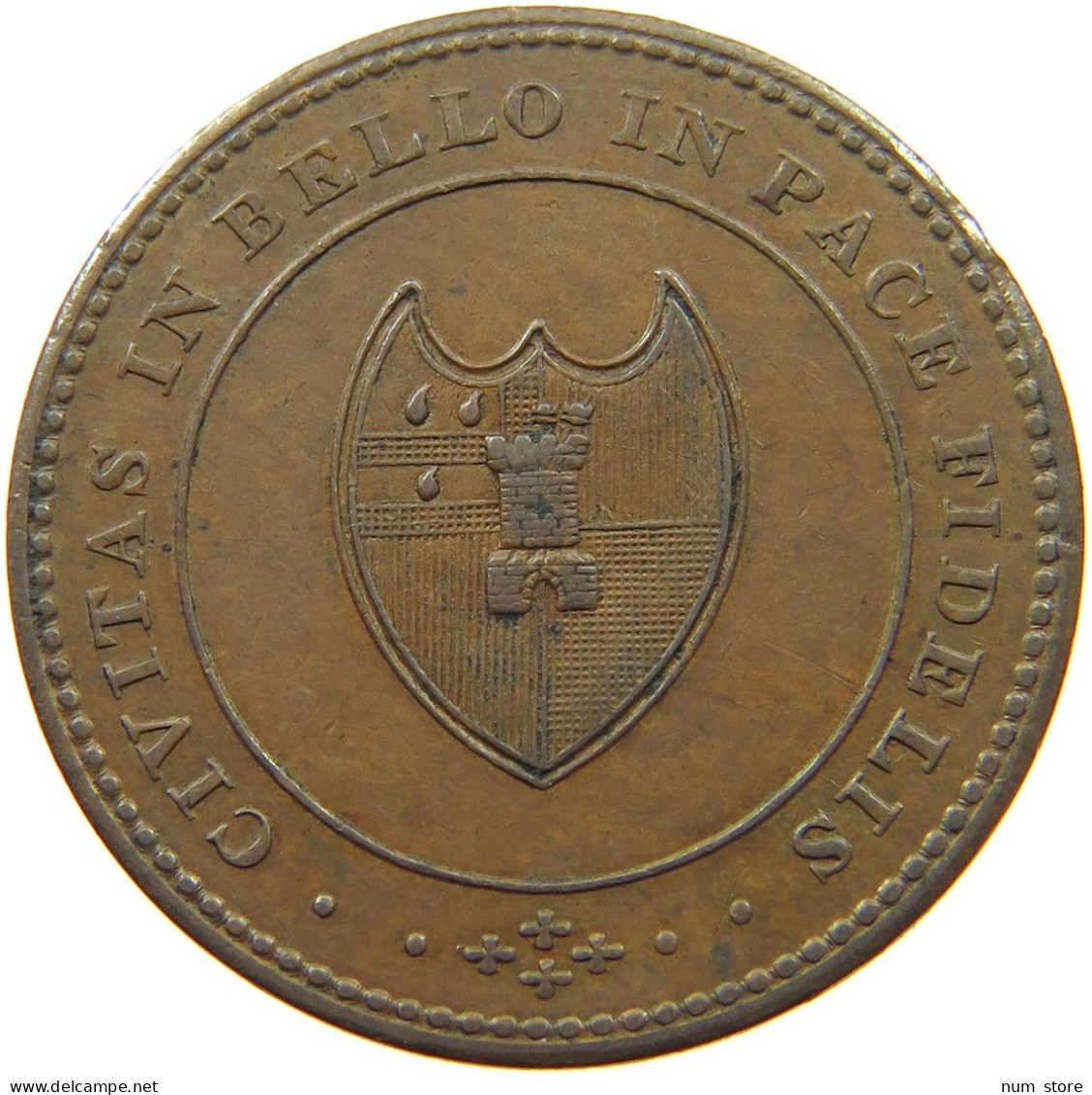 GREAT BRITAIN TOKEN 1811 WORCESTER CITY AND COUNTY TOKEN, GEORGE III. 1760-1820. #MA 002433 - Other & Unclassified