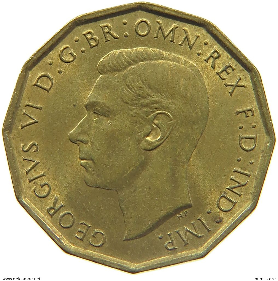 GREAT BRITAIN THREEPENCE 1937 GEORGE VI. (1936-1952) #MA 023362 - F. 3 Pence