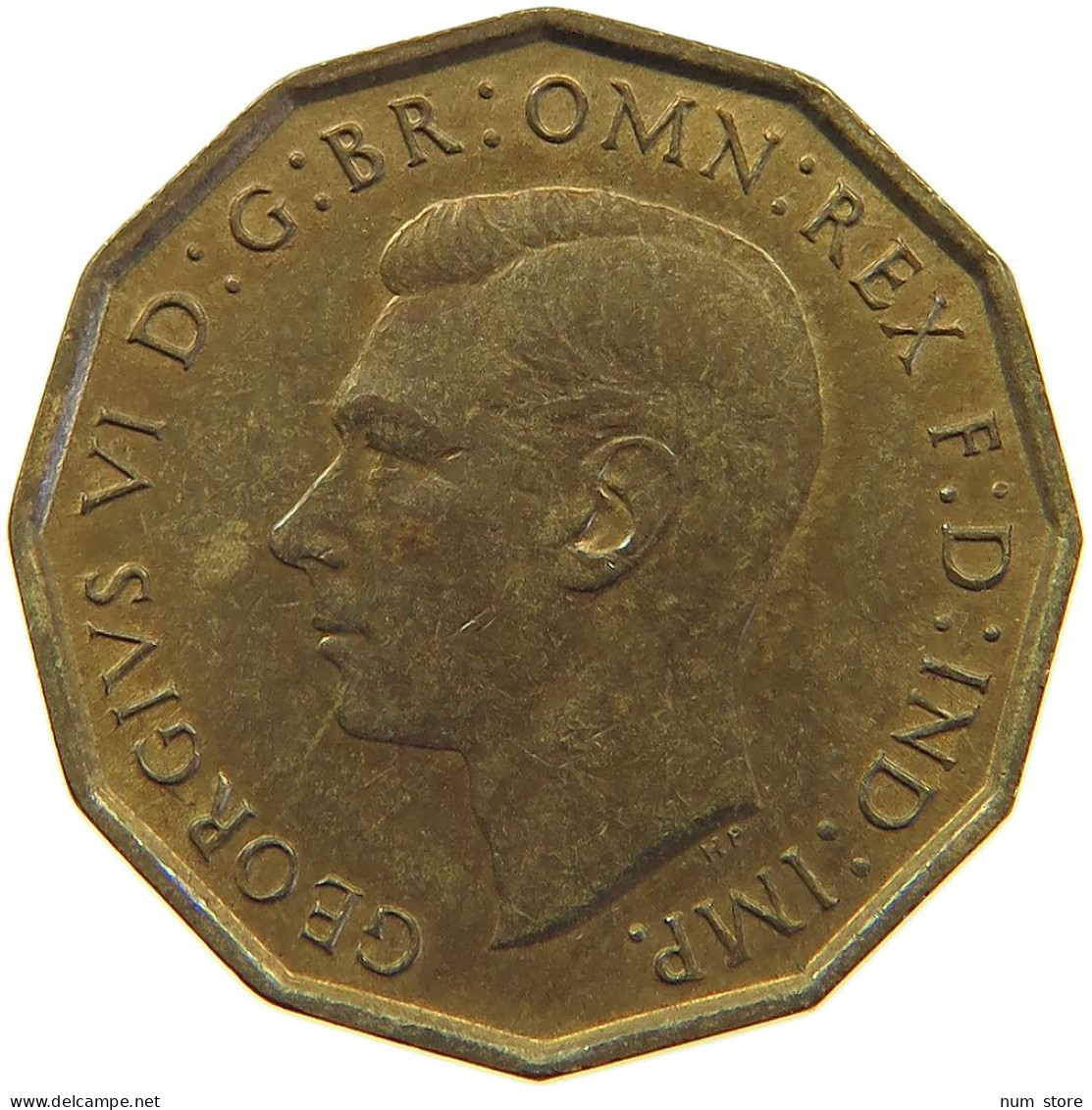 GREAT BRITAIN THREEPENCE 1937 GEORGE VI. (1936-1952) #MA 063536 - F. 3 Pence