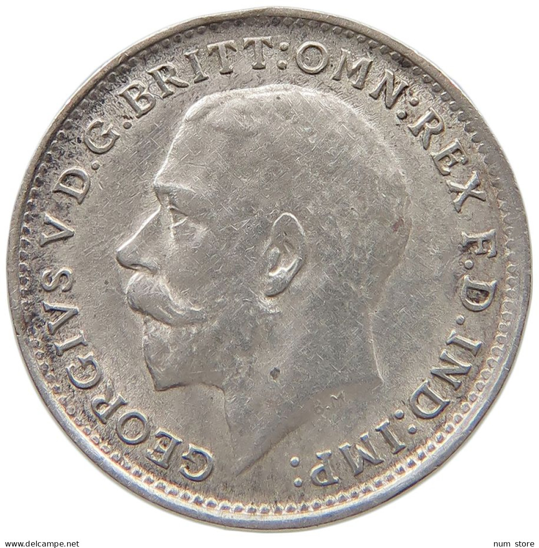 GREAT BRITAIN THREEPENCE 1917 GEORGE V. (1910-1936) #MA 023046 - F. 3 Pence