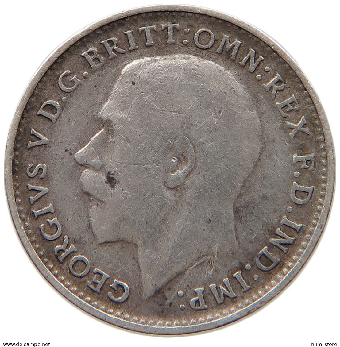 GREAT BRITAIN THREEPENCE 1917 GEORGE V. (1910-1936) #MA 105181 - F. 3 Pence