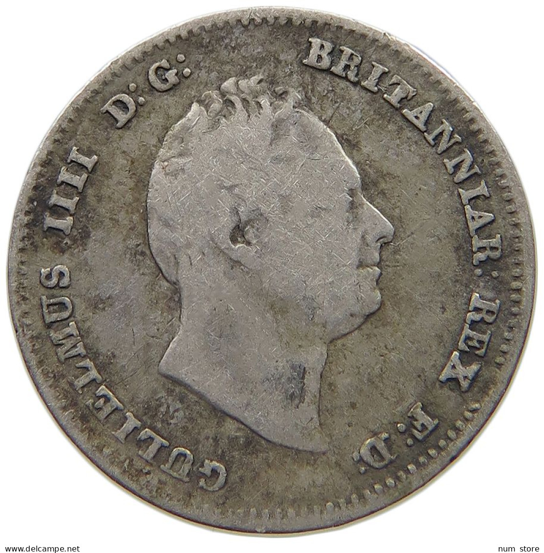 GREAT BRITAIN THREEPENCE 1835 WILLIAM IV. (1830-1837) #MA 023025 - F. 3 Pence