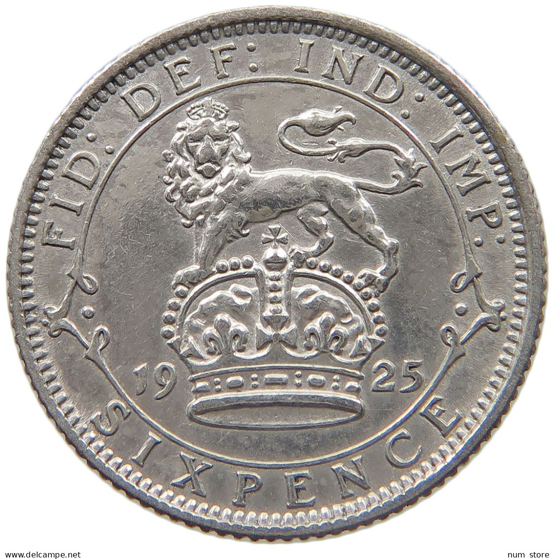 GREAT BRITAIN SIXPENCE 1925 GEORGE V. (1910-1936) #MA 023044 - H. 6 Pence