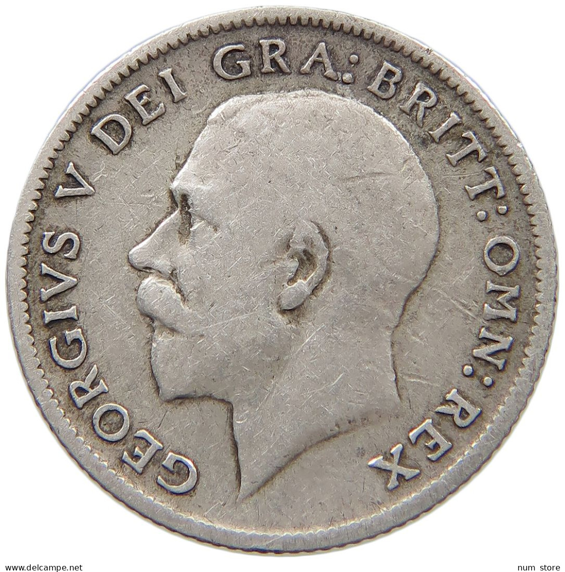 GREAT BRITAIN SIXPENCE 1911 GEORGE V. (1910-1936) #MA 023355 - H. 6 Pence