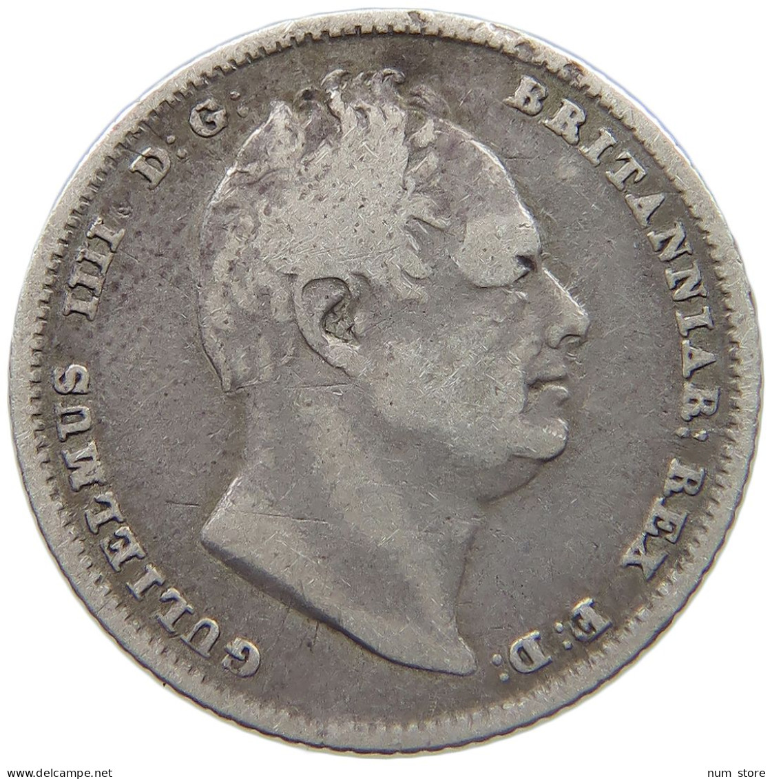 GREAT BRITAIN SIXPENCE 1834 WILLIAM IV. (1830-1837) #MA 023023 - H. 6 Pence