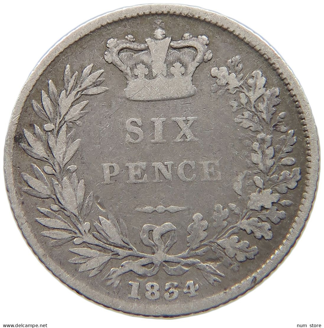 GREAT BRITAIN SIXPENCE 1834 WILLIAM IV. (1830-1837) #MA 023023 - H. 6 Pence