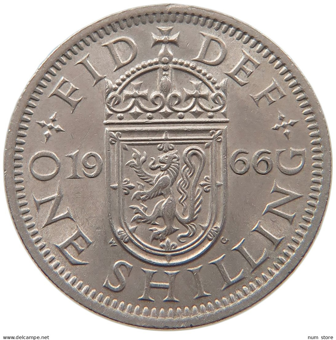 GREAT BRITAIN SHILLING 1966 ELIZABETH II. (1952-2022) #MA 099668 - I. 1 Shilling