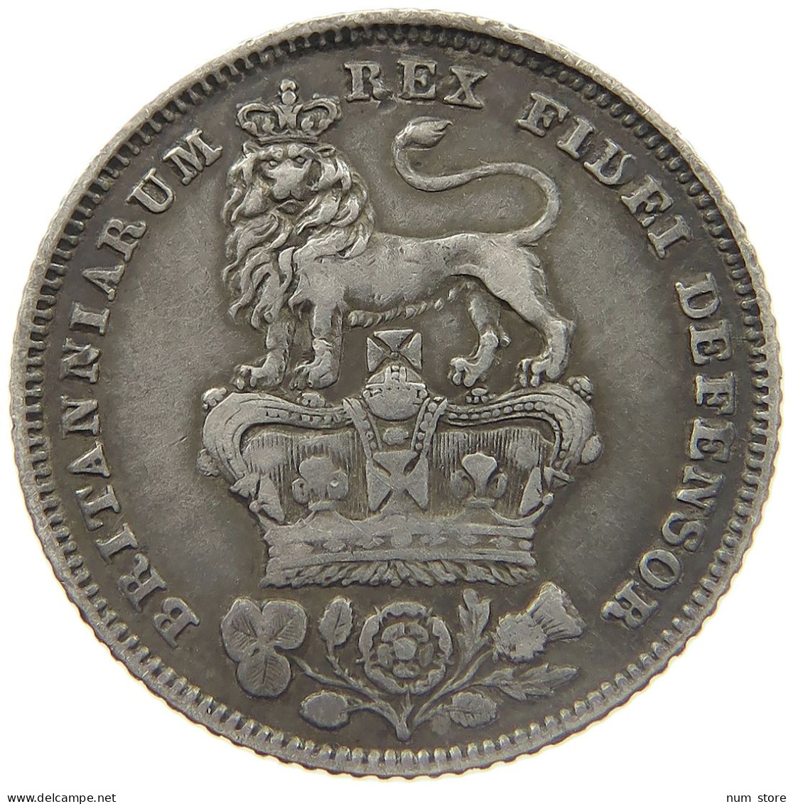 GREAT BRITAIN SIXPENCE 1829 GEORGE IV. (1820-1830) #MA 022995 - H. 6 Pence