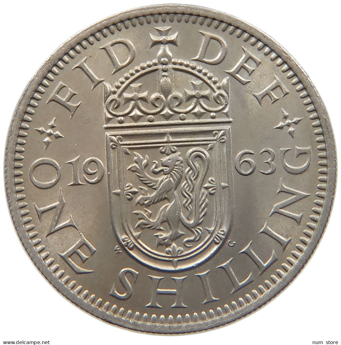 GREAT BRITAIN SHILLING 1963 ELISABETH II. (1952-) #MA 023394 - I. 1 Shilling