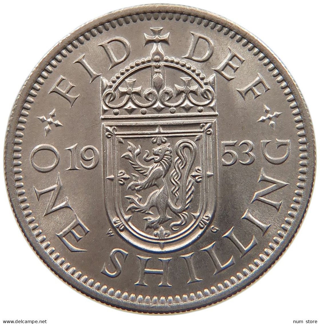 GREAT BRITAIN SHILLING 1953 ELISABETH II. (1952-) #MA 023385 - I. 1 Shilling