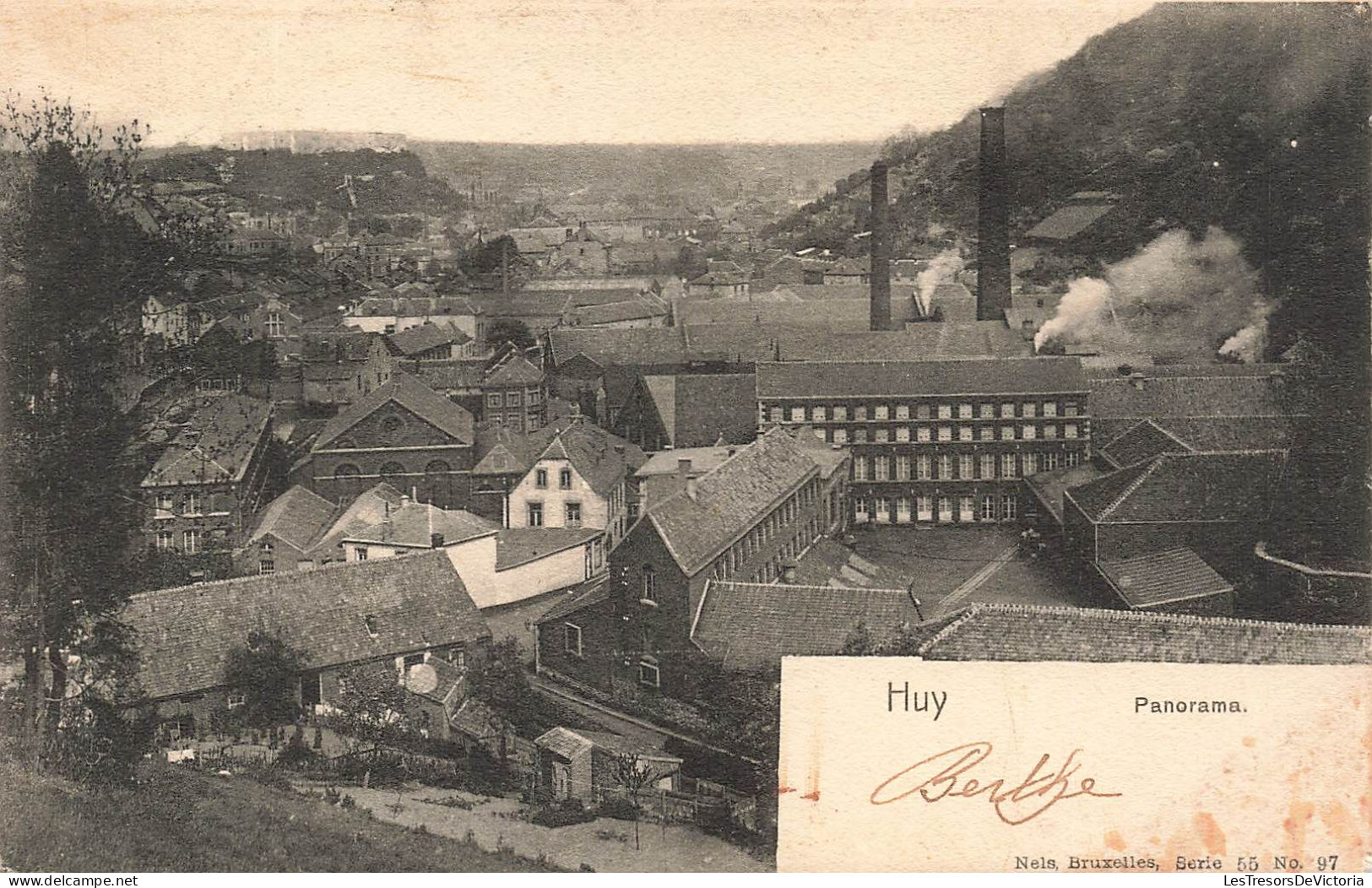 BELGIQUE - Huy - Panorama De La Ville - Carte Postale Ancienne - Huy