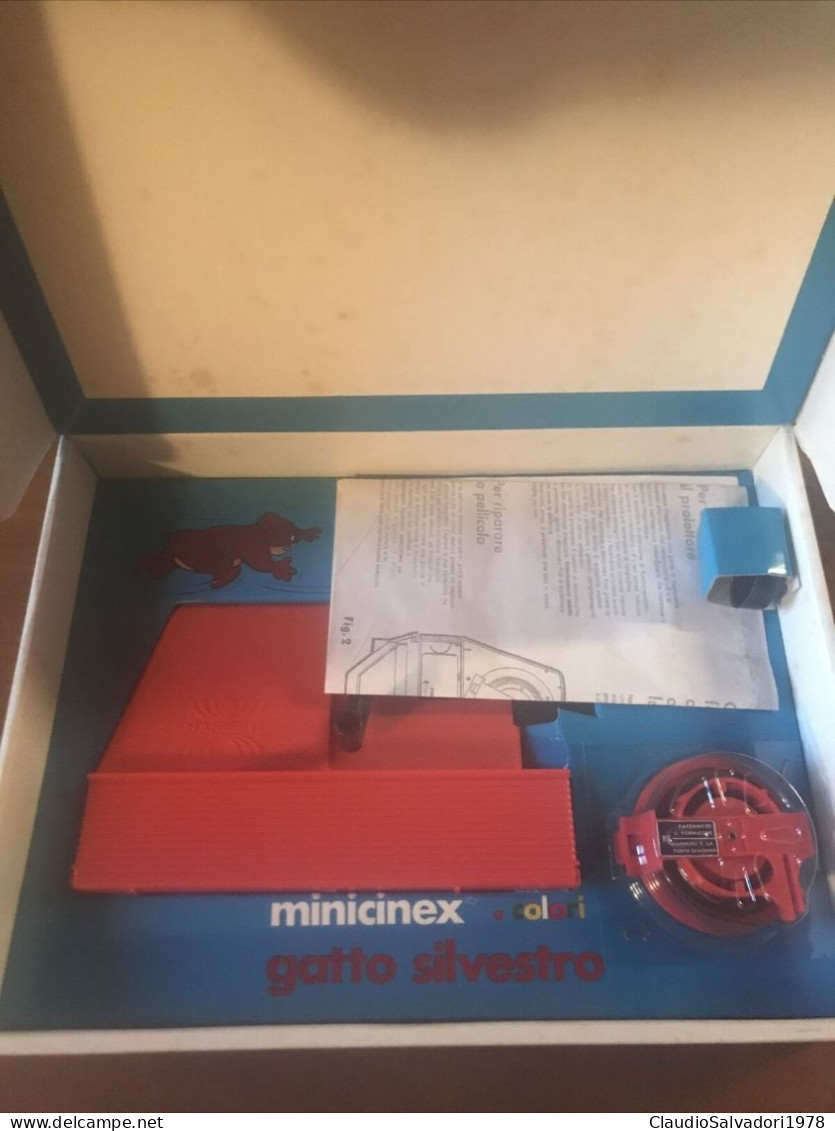 Minicinex A Colori Proiettore Cinematografico Harbert Gatto Silvestro Vintage - Altri & Non Classificati