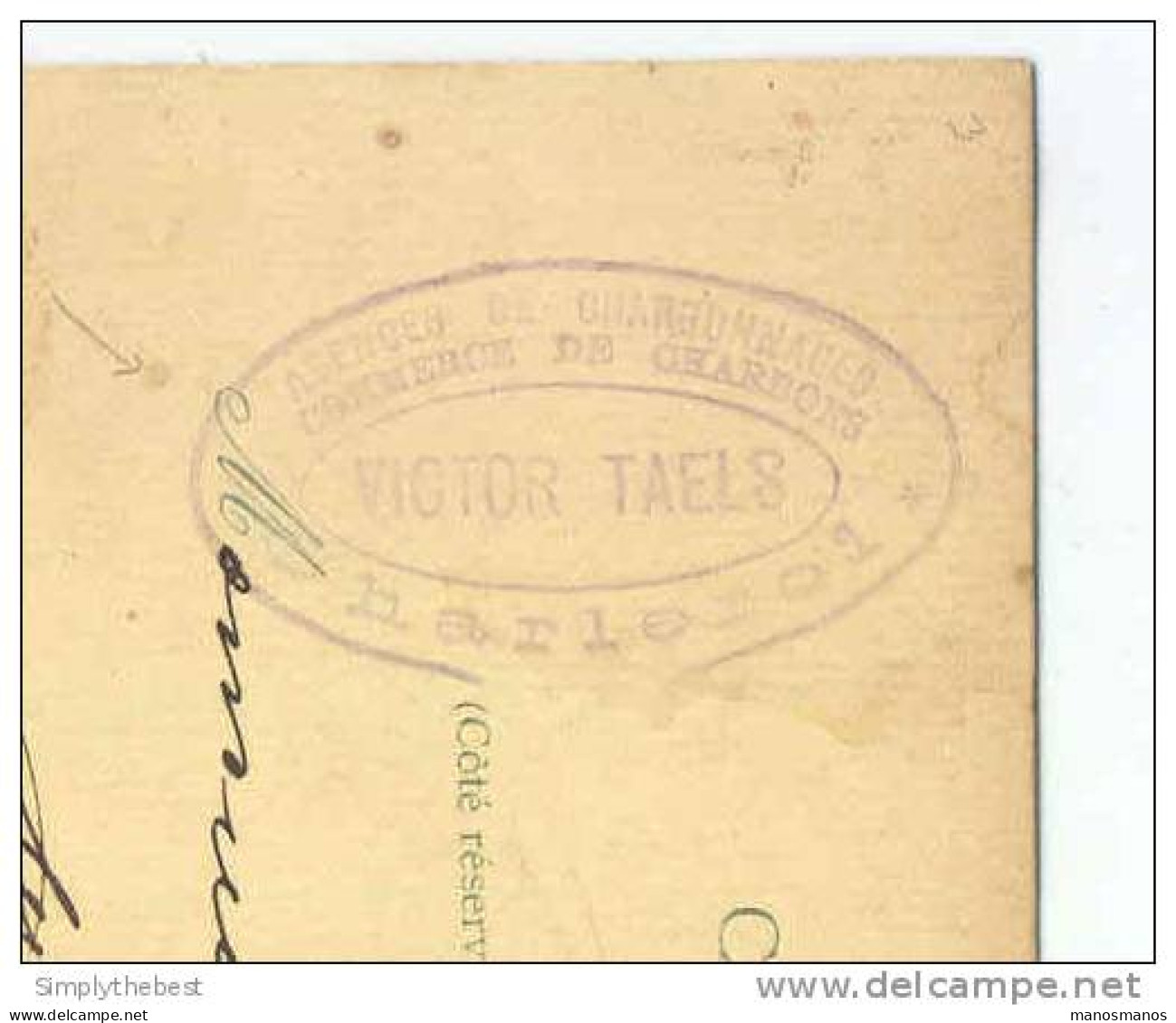 Entier Type TP 45 ROUX 1888  - Cachet Privé Victor Taels , Commerce De Charbons à CHARLEROI  -- B3/294 - Postcards 1871-1909
