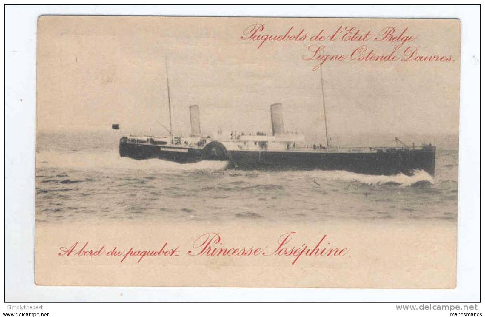 Carte Postale Paquebot 4 Princesse Joséphine Non Utilisée   --  QQ191 - Schiffspost