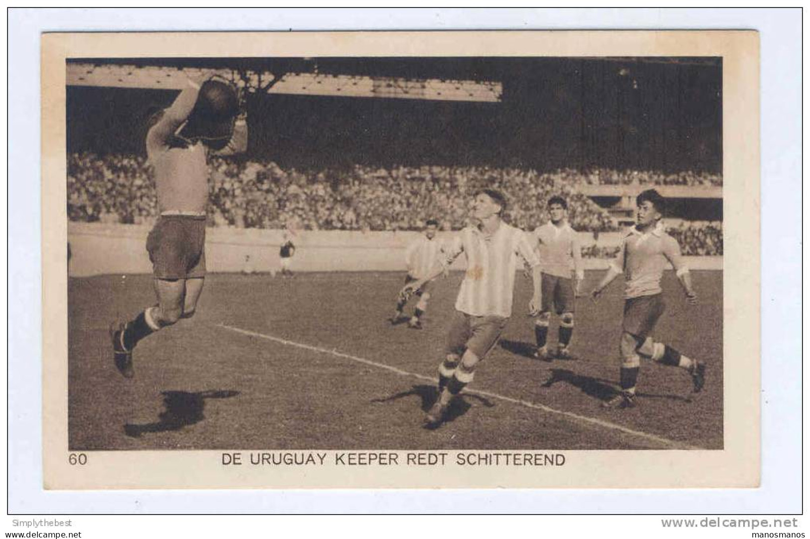 Carte- Vue Officielle Des JEUX OLYMPIQUES AMSTERDAM 1928 - FOOTBALL Uruguay Keeper - Neuve  --  PP975 - Sommer 1928: Amsterdam