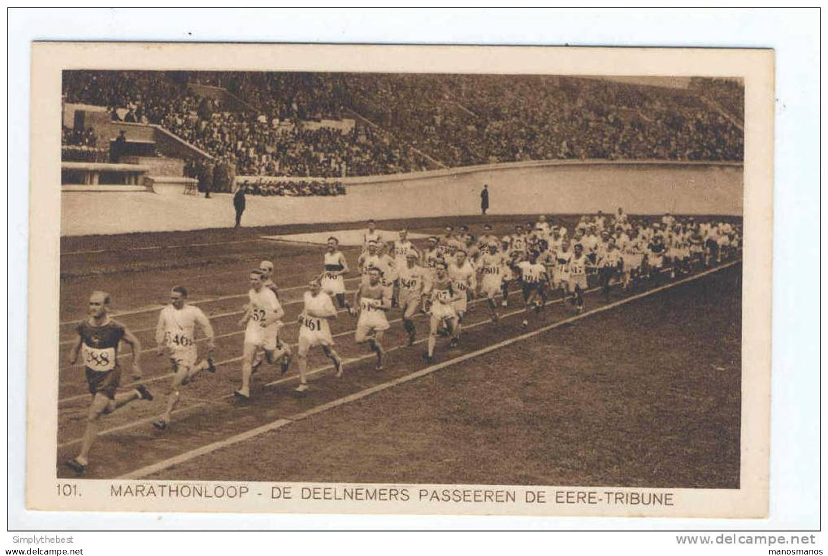 Carte- Vue Officielle Des JEUX OLYMPIQUES AMSTERDAM 1928 - Le Marathon - Neuve  --  PP970 - Estate 1928: Amsterdam
