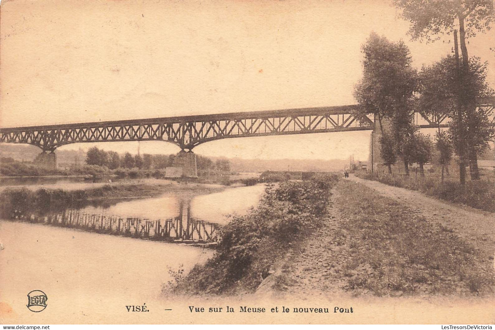 BELGIQUE - Visé - Vue Sur La Meuse Et Le Nouveau Pont - Carte Postale Ancienne - Wezet