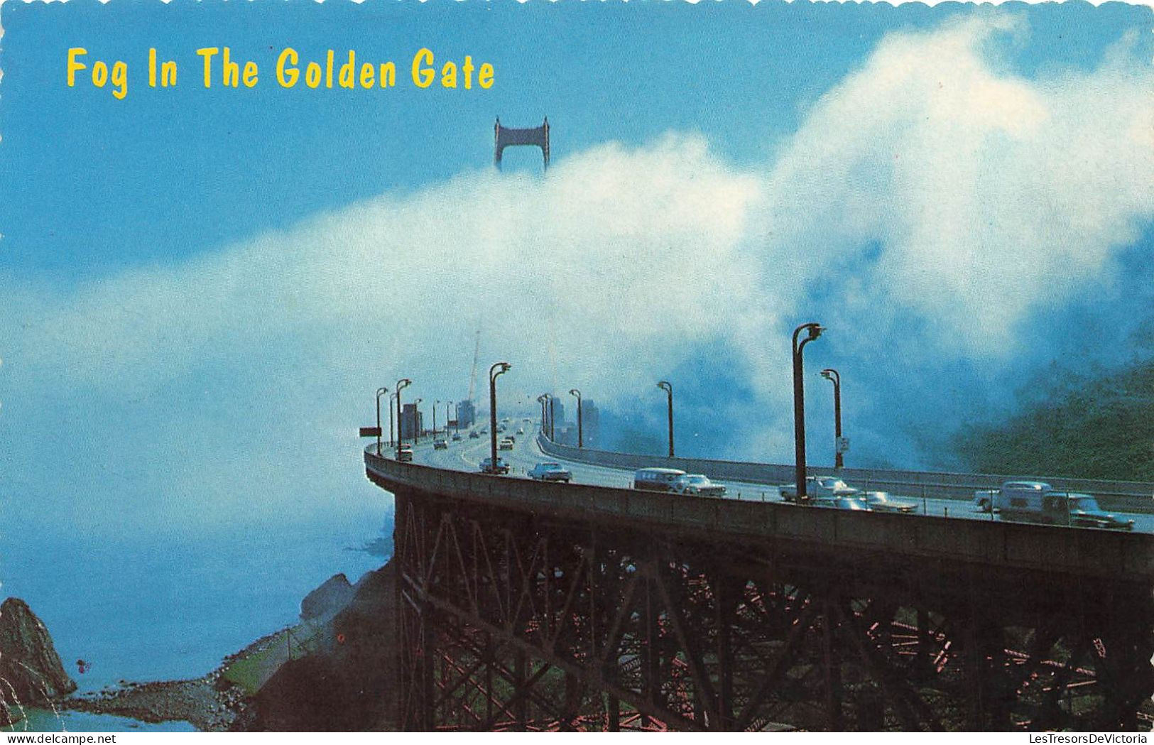 ETATS-UNIS - San Francisco - Fog In The Golden Gate - Colorisé - Carte Postale - San Francisco