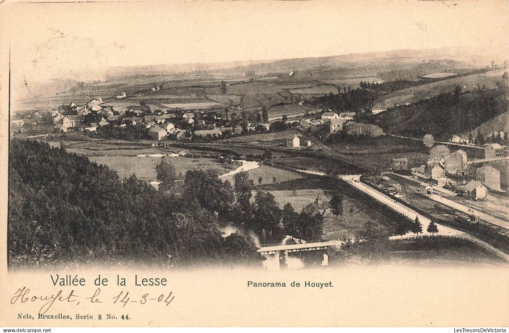 BELGIQUE - Houyet - Vallée De La Lesse - Panorama De Houyet - Carte Postale Ancienne - Houyet