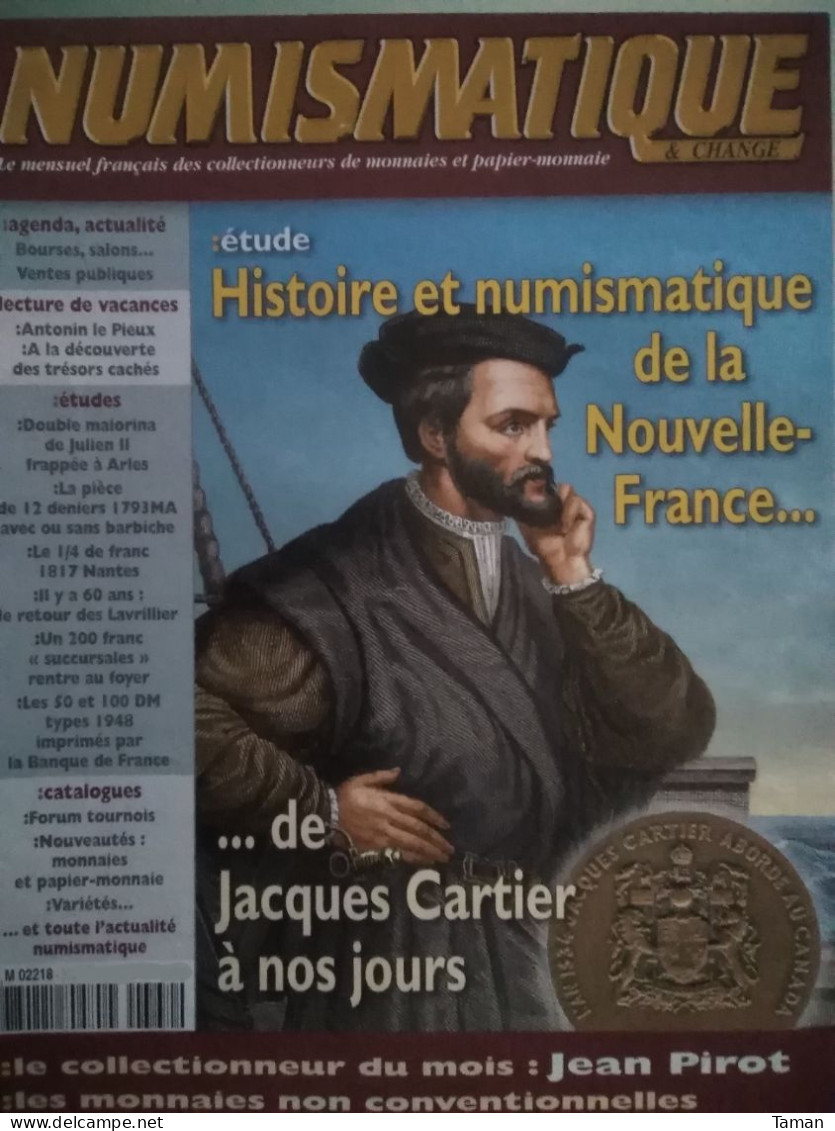 Numismatique & Change - Jean Pirot Billets Nécessité - Rome Arles - Québec - Nantes - Lavrillier - Français