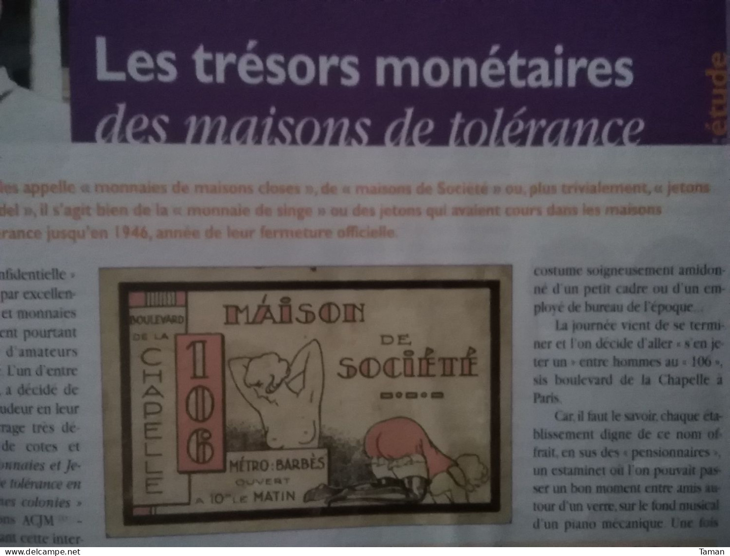 Numismatique & Change - Cambrai - Gaule - Maisons De Tolérance - Monaco - Grèce 1934 - Französisch