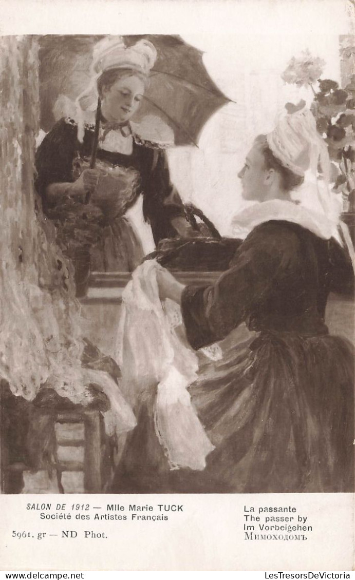 MUSEE - Salon De 1912 - Mlle Marie Tuck - La Passante - Carte Postale Ancienne - Museos