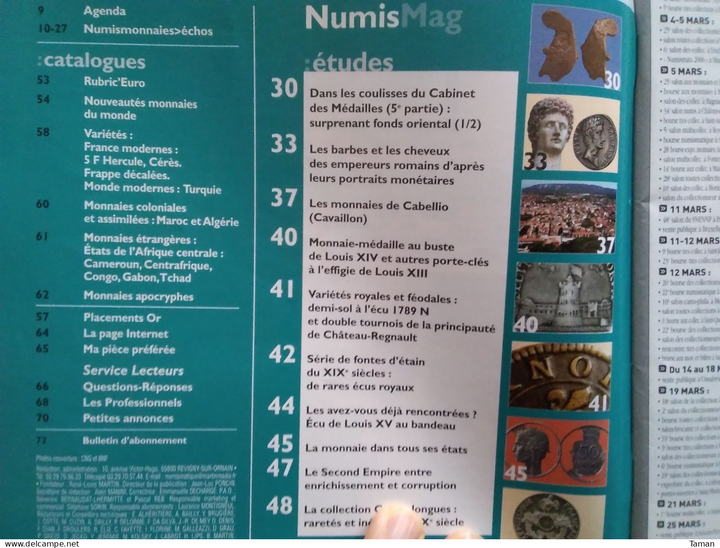 Numismatique & Change - Rome - Cavaillon - Louis XIV - Second Empire - Etats De L'Afrique Centrale - Französisch