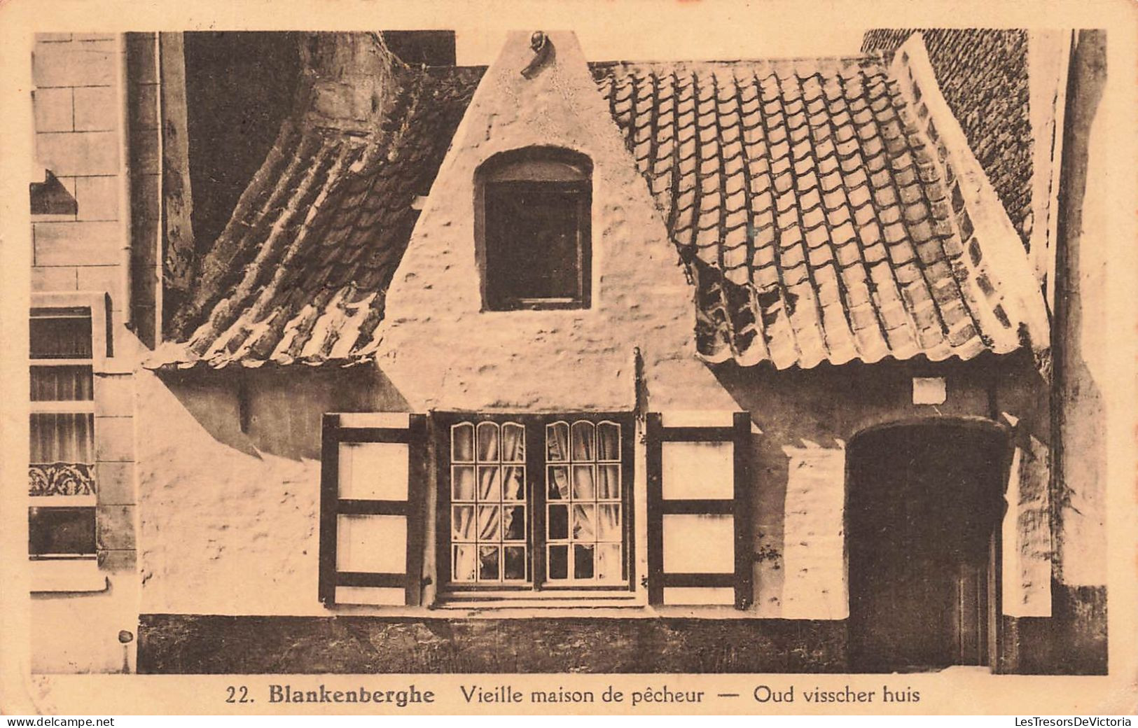 BELGIQUE - Blankenberghe - Une Vieille Maison De Pêcheur - Carte Postale Ancienne - Blankenberge