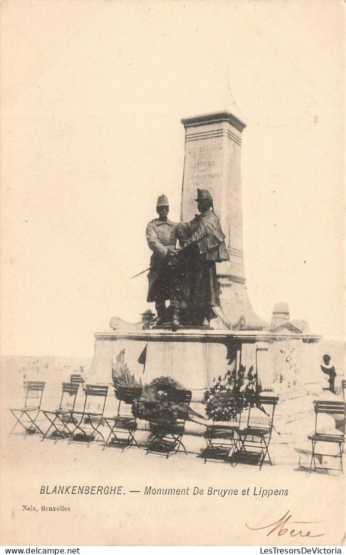 BELGIQUE - Blankenberghe - Monument De Bruyne Et Lippens - Carte Postale Ancienne - Blankenberge