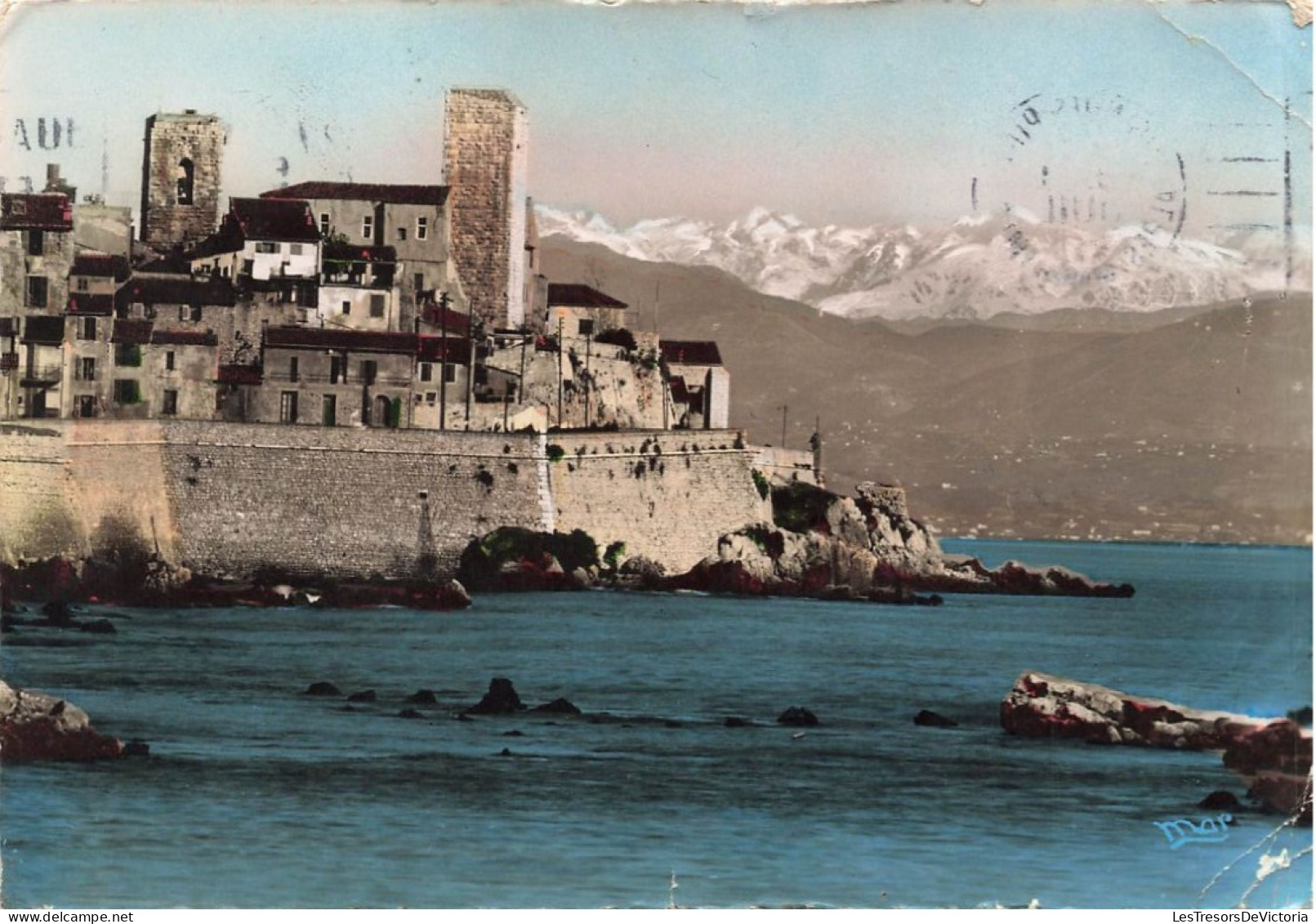 FRANCE - Antibes - Vue Générale Et Les  Alpes - Colorisé - Carte Postale Ancienne - Sonstige & Ohne Zuordnung