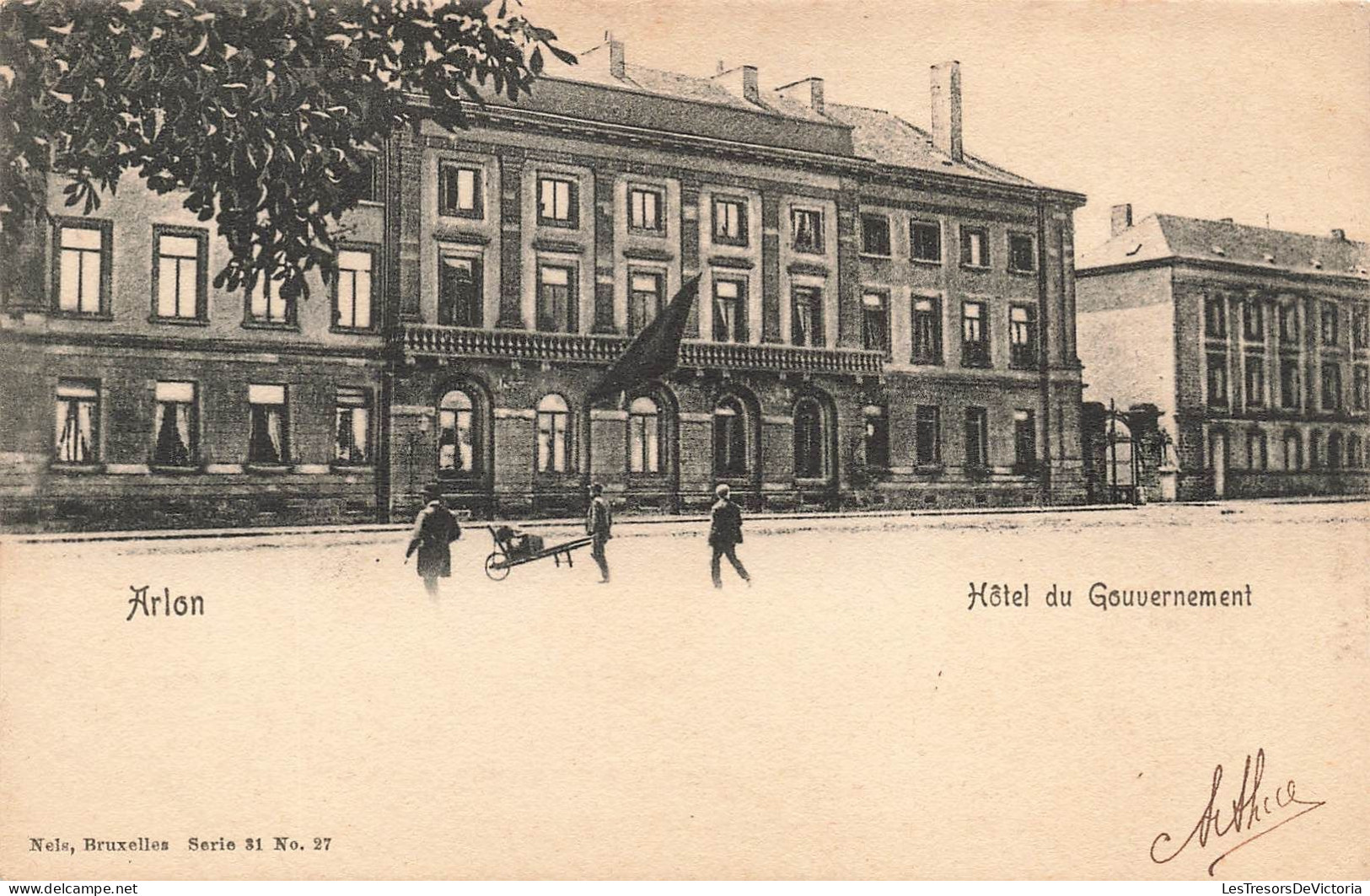 BELGIQUE - Arlon - L'hôtel Du Gouvernement - Carte Postale Ancienne - Arlon
