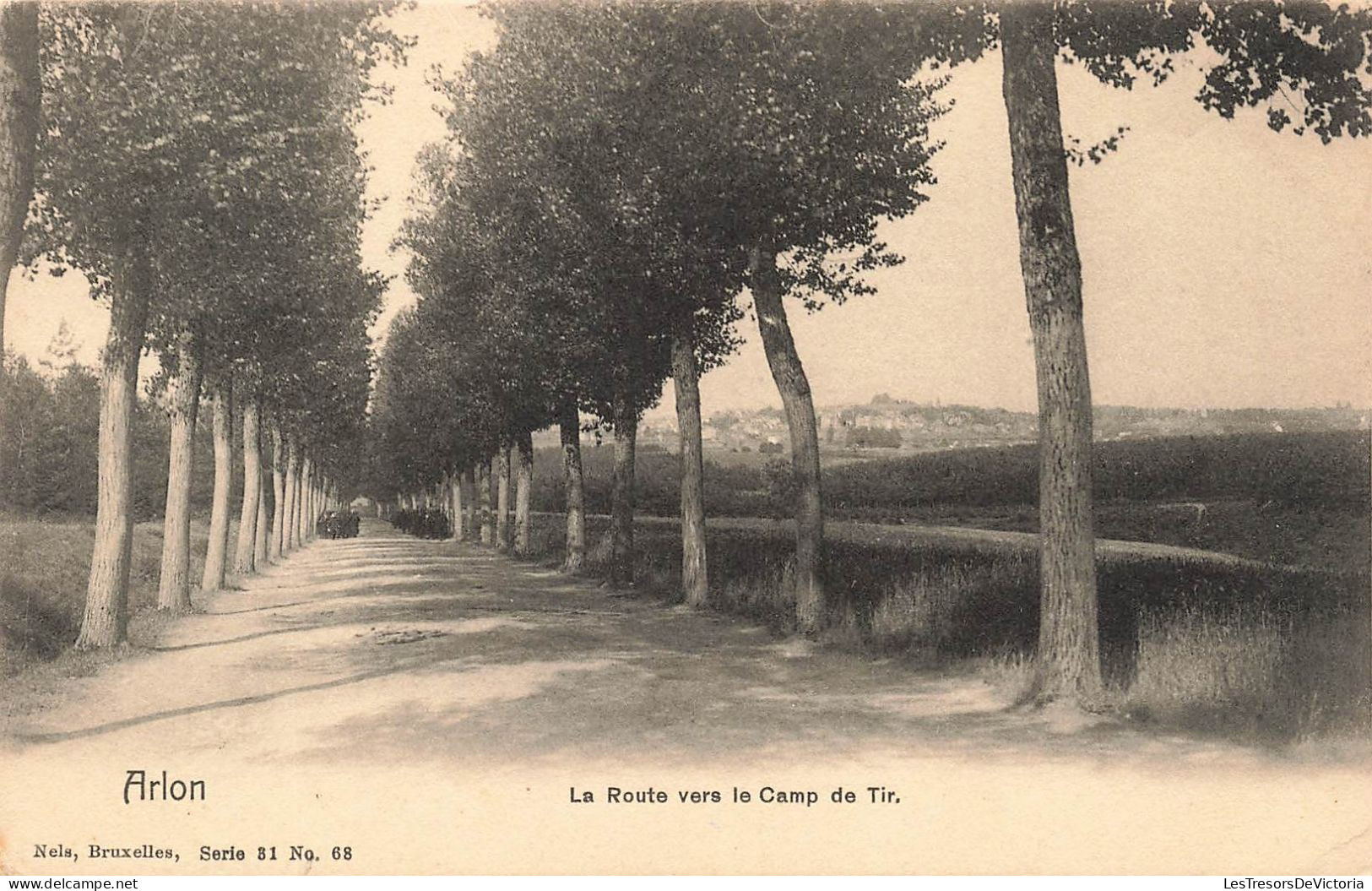 BELGIQUE - Arlon - La Route Vers Le Camp De Tir - Carte Postale Ancienne - Arlon