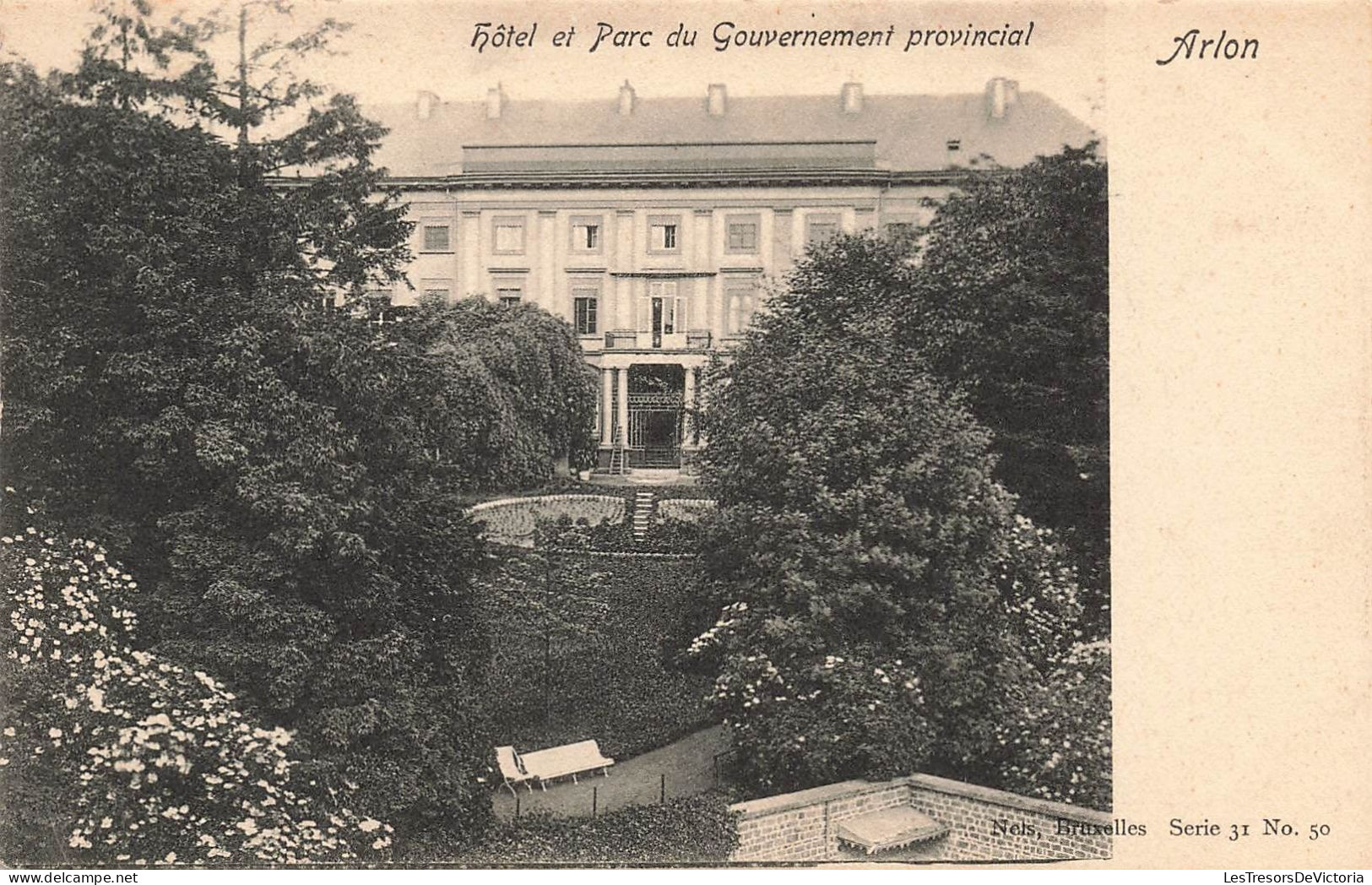 BELGIQUE - Arlon - L' Hôtel Et Parc Du Gouvernement Provincial - Carte Postale Ancienne - Aarlen