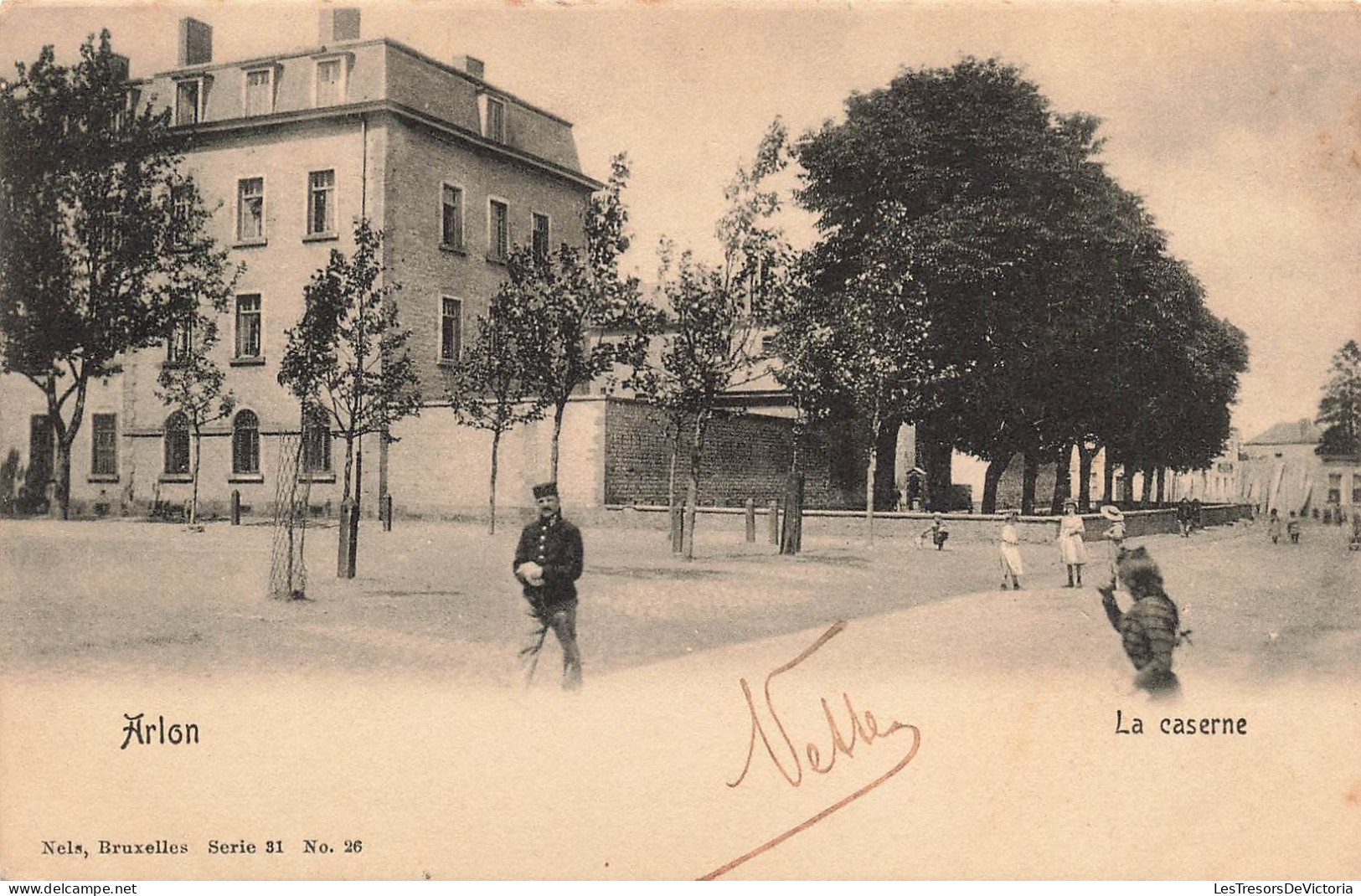 BELGIQUE - Arlon - Vue Sur La Caserne - Carte Postale Ancienne - Aarlen