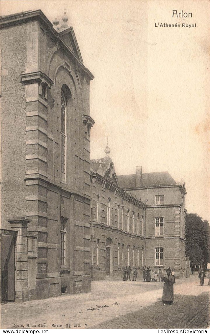 BELGIQUE - Arlon - Vue De L'Athénée Royal - Carte Postale Ancienne - Arlon