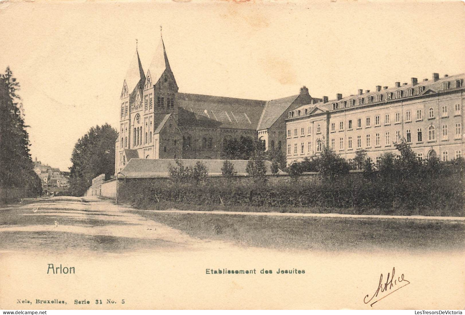 BELGIQUE - Arlon - Etablissement Des Jésuites - Carte Postale Ancienne - Arlon
