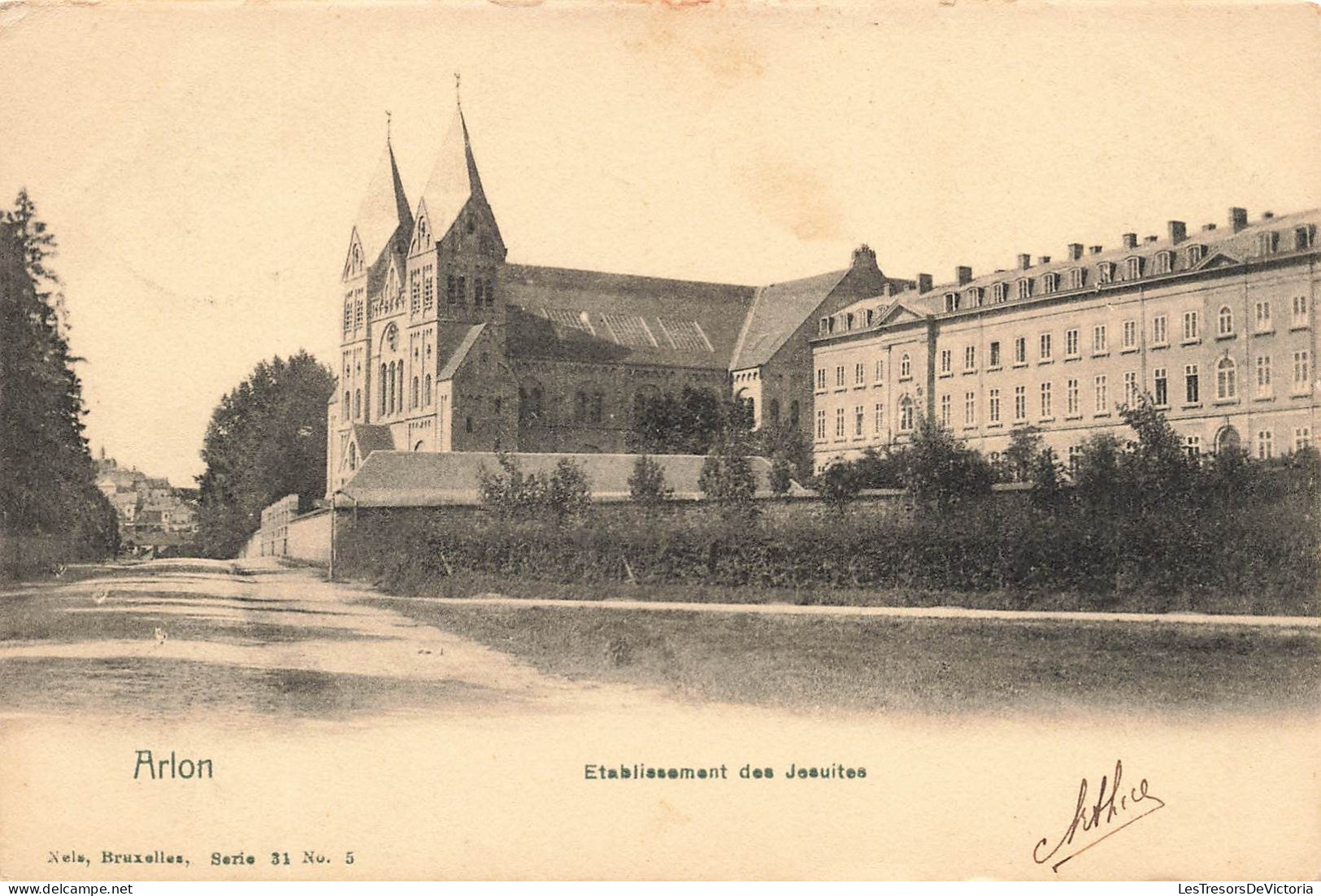 BELGIQUE - Arlon - Etablissement Des Jésuites - Carte Postale Ancienne - Aarlen