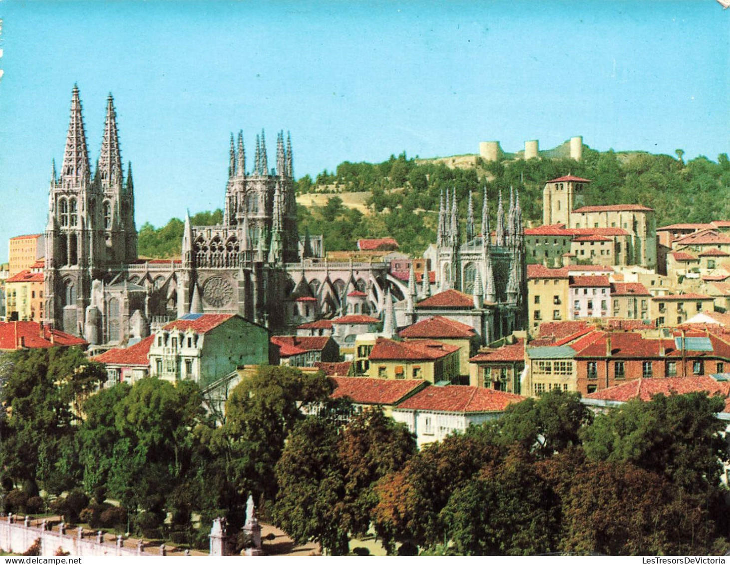 ESPAGNE - Burgos - Vue Générale De La Cathédrale - Colorisé - Carte Postale - Burgos