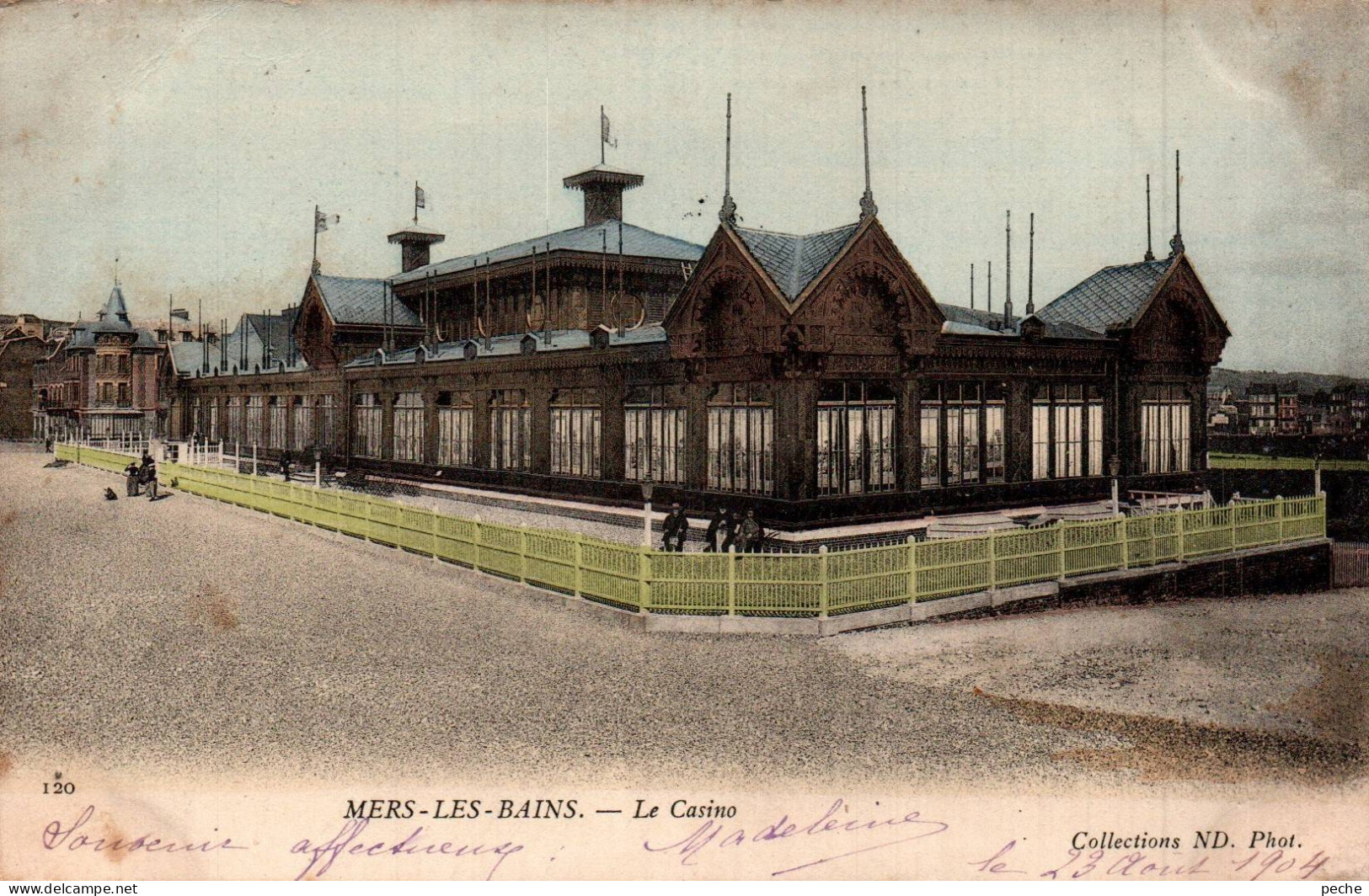 N°116605 -cpa Mers Les Bains -le Casino- - Casinos